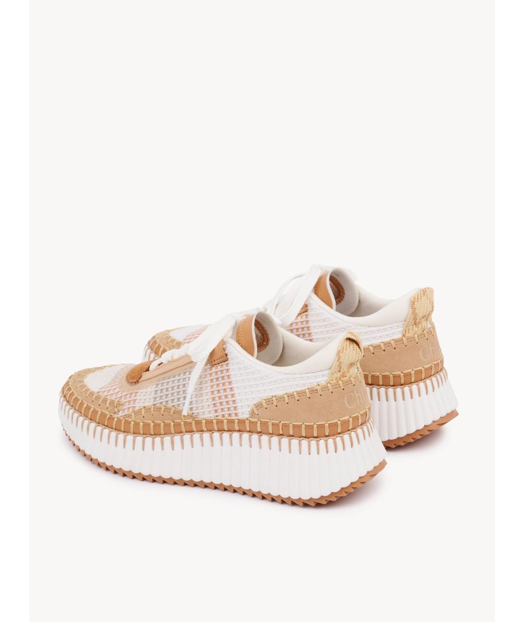 CHLOE Бежевые кроссовки, фото 5