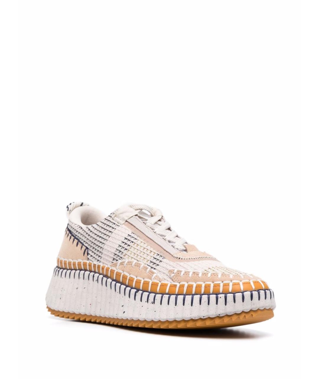 CHLOE Мульти текстильные кроссовки, фото 2