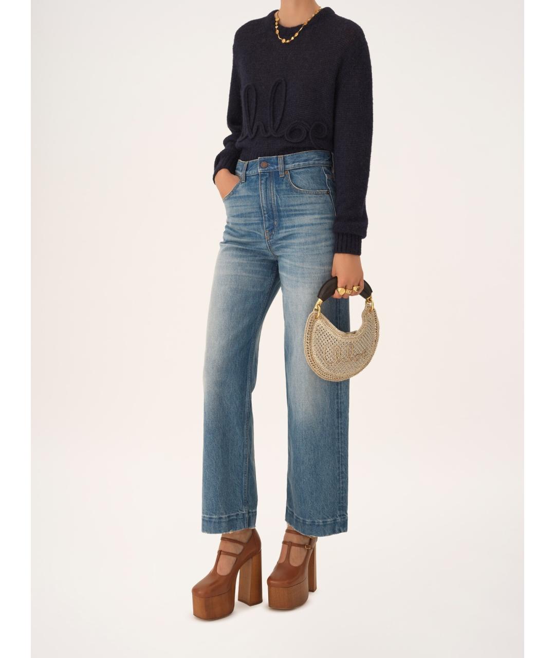 CHLOE Серебряная сумка с короткими ручками, фото 7