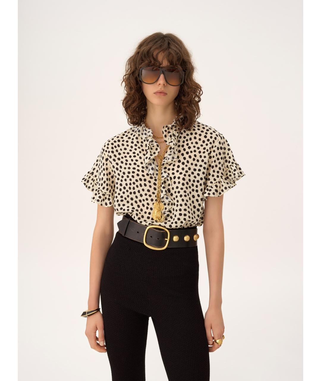 CHLOE Мульти шелковая блузы, фото 3