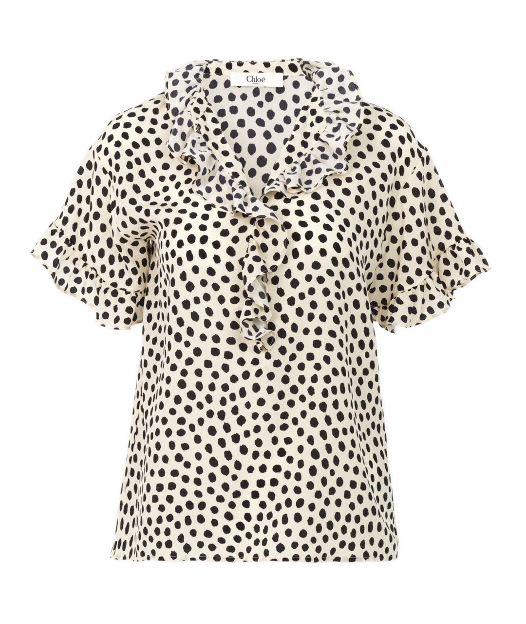 CHLOE Мульти шелковая блузы, фото 1