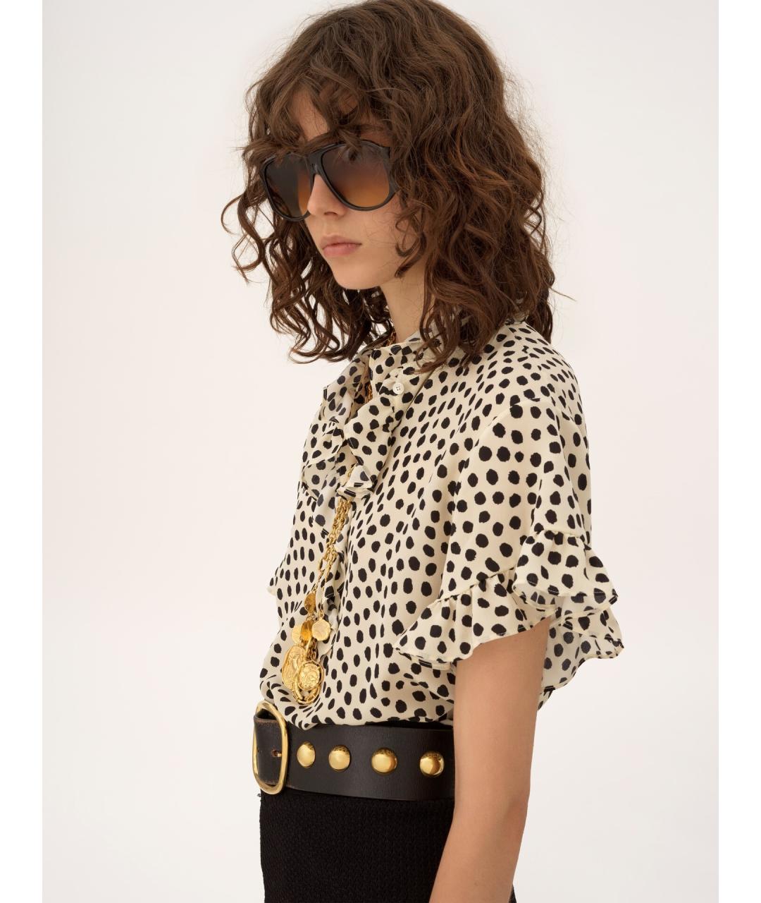 CHLOE Мульти шелковая блузы, фото 5