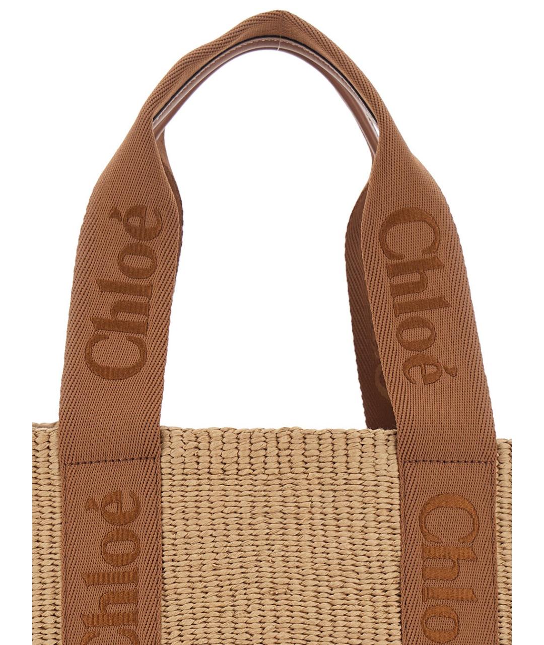 CHLOE Бежевая сумка тоут, фото 5