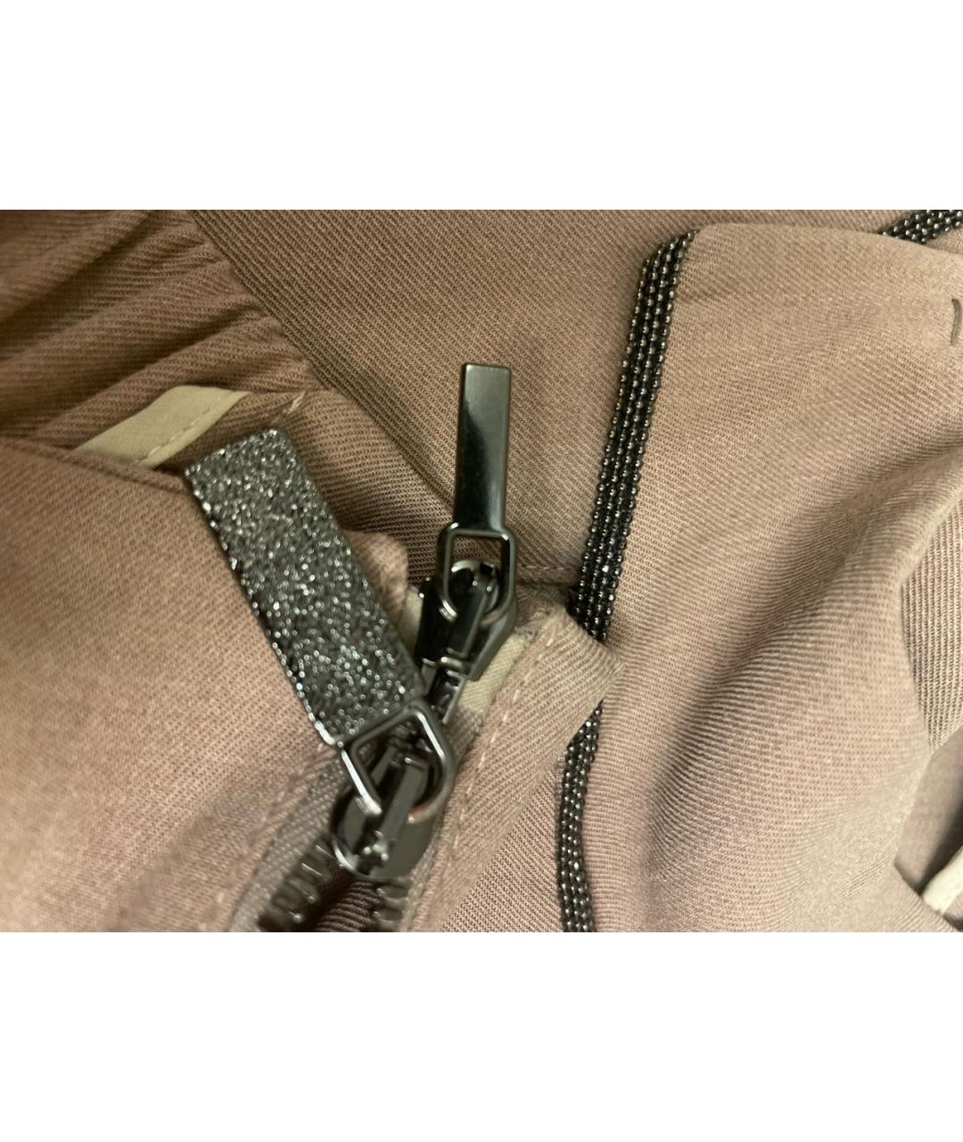 FABIANA FILIPPI Бежевый шерстяной жакет/пиджак, фото 5