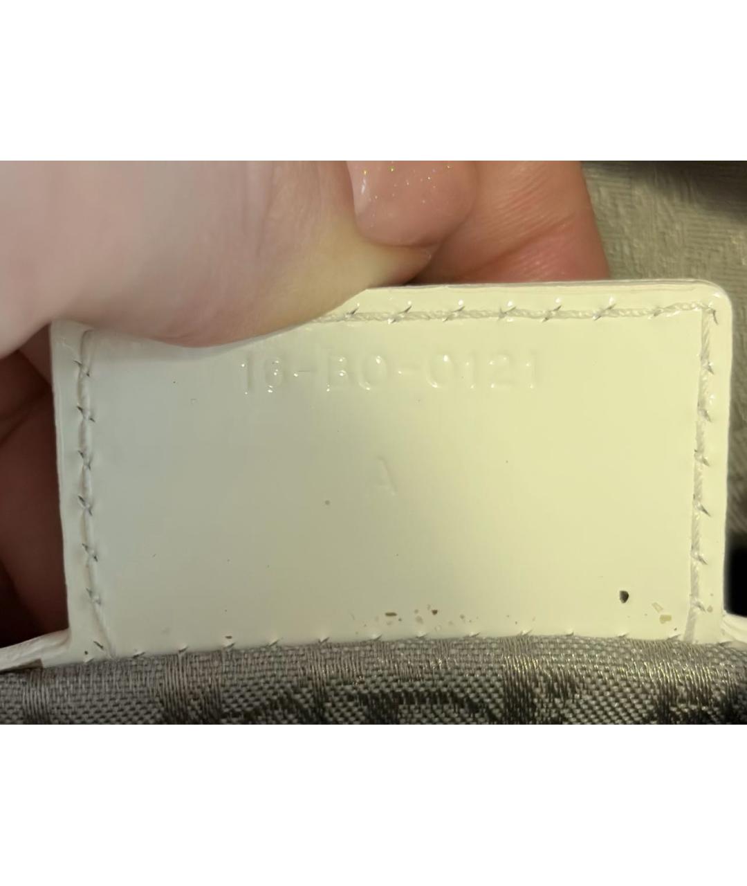 CHRISTIAN DIOR Белая сумка с короткими ручками, фото 7