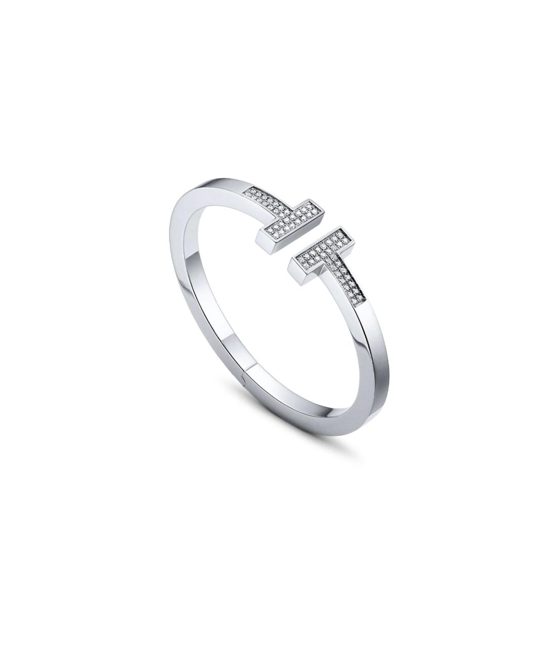 TIFFANY&CO Серебрянный браслет из белого золота, фото 2