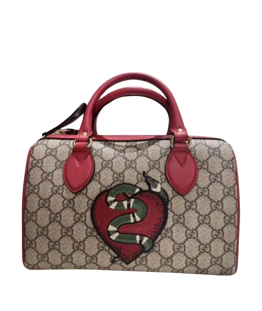 GUCCI Бежевая сумка с короткими ручками, фото 1