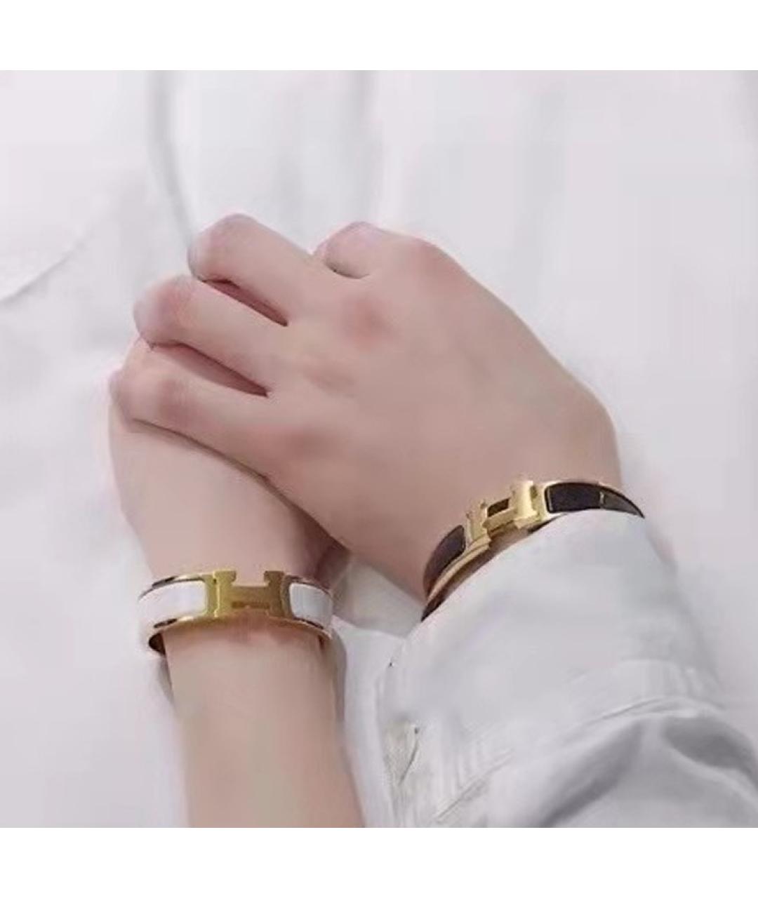 HERMES Синий металлический браслет, фото 2