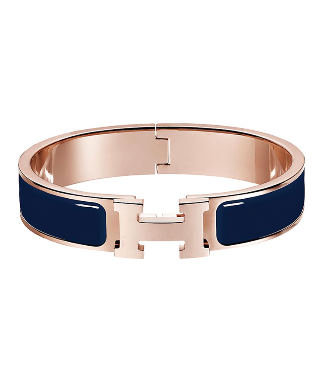 HERMES Синий металлический браслет, фото 1