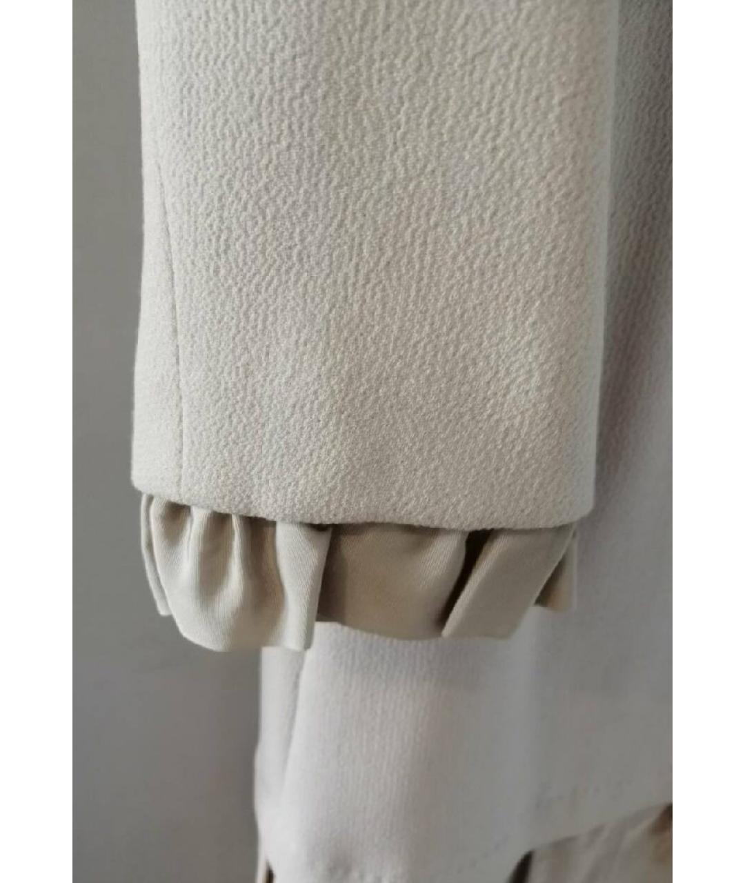 MOSCHINO Бежевое шерстяное пальто, фото 5