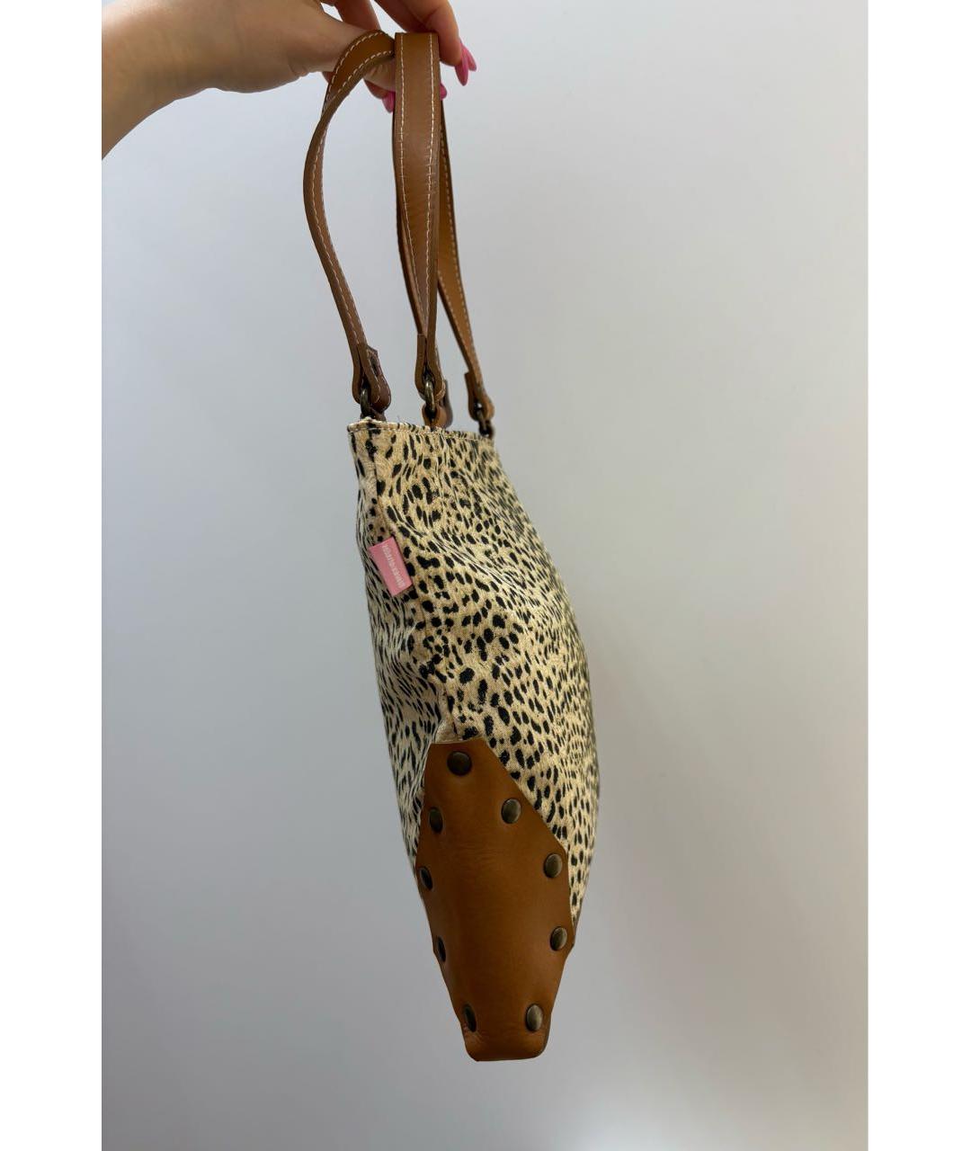 ROBERTO CAVALLI Кожаная сумка тоут, фото 2