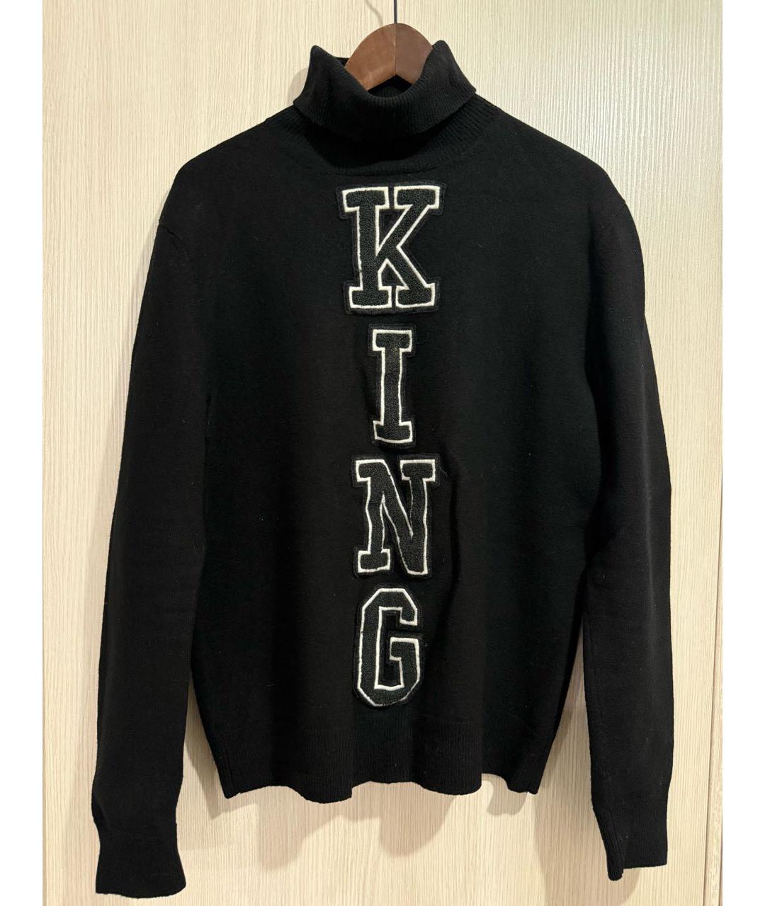 DOLCE&GABBANA Черная шерстяная водолазка, фото 5