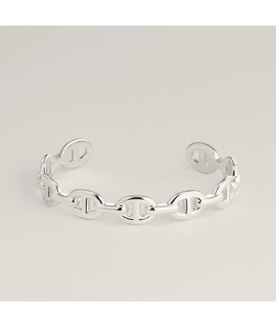 HERMES Серебрянный серебряный браслет, фото 4