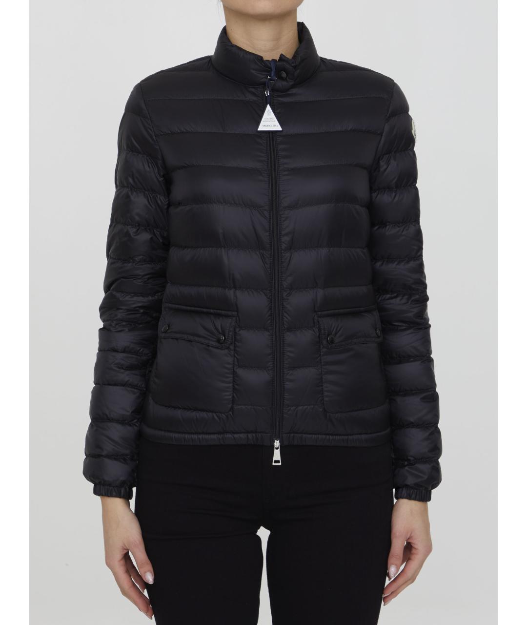 MONCLER Черная полиамидовая куртка, фото 5