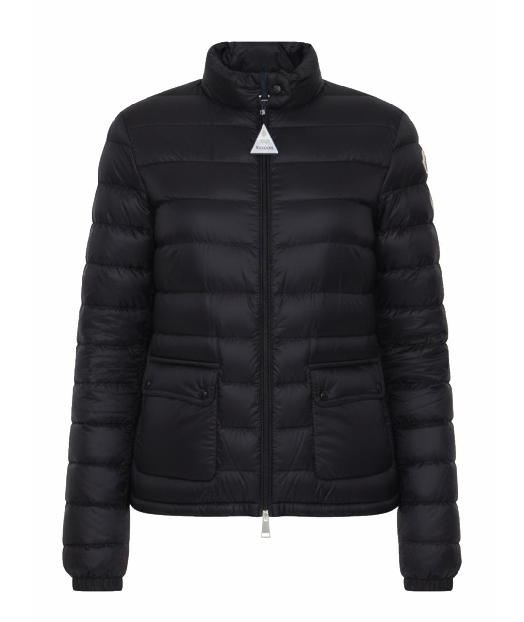 MONCLER Черная полиамидовая куртка, фото 1