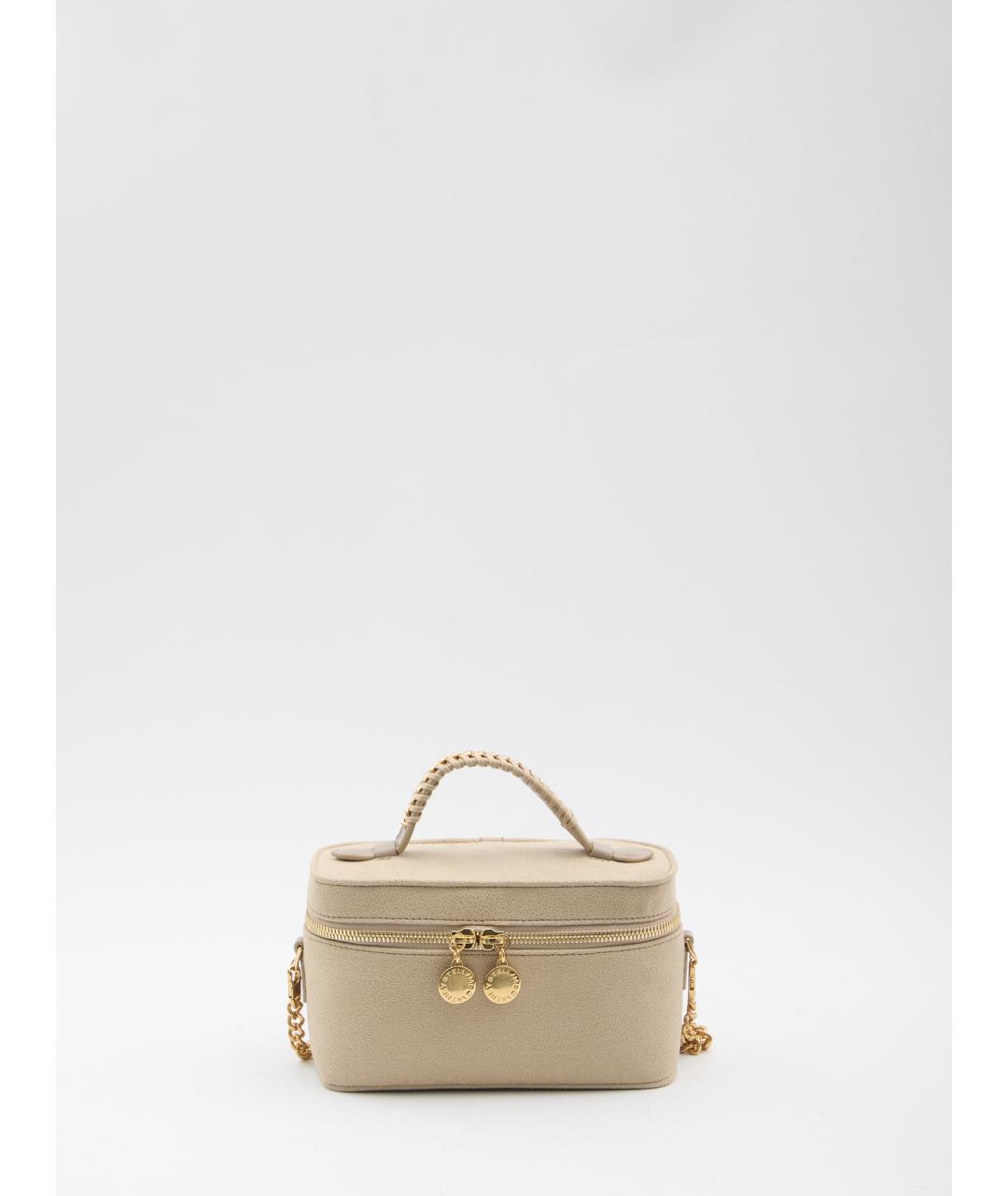 STELLA MCCARTNEY Бежевая синтетическая сумка через плечо, фото 5