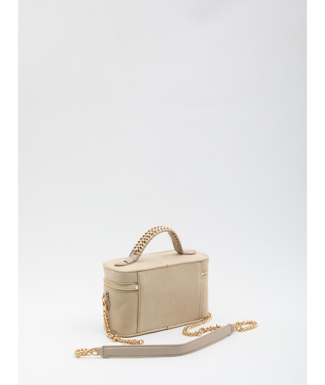 STELLA MCCARTNEY Бежевая синтетическая сумка через плечо, фото 2