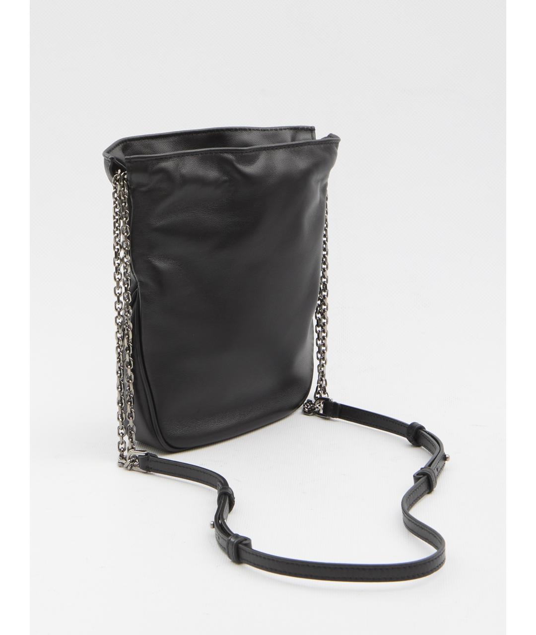 ROGER VIVIER Черная кожаная сумка через плечо, фото 2