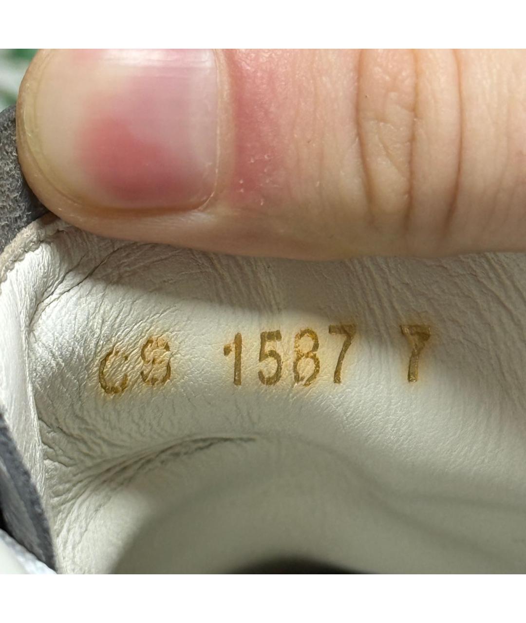 DOLCE&GABBANA Черные кожаные низкие кроссовки / кеды, фото 7