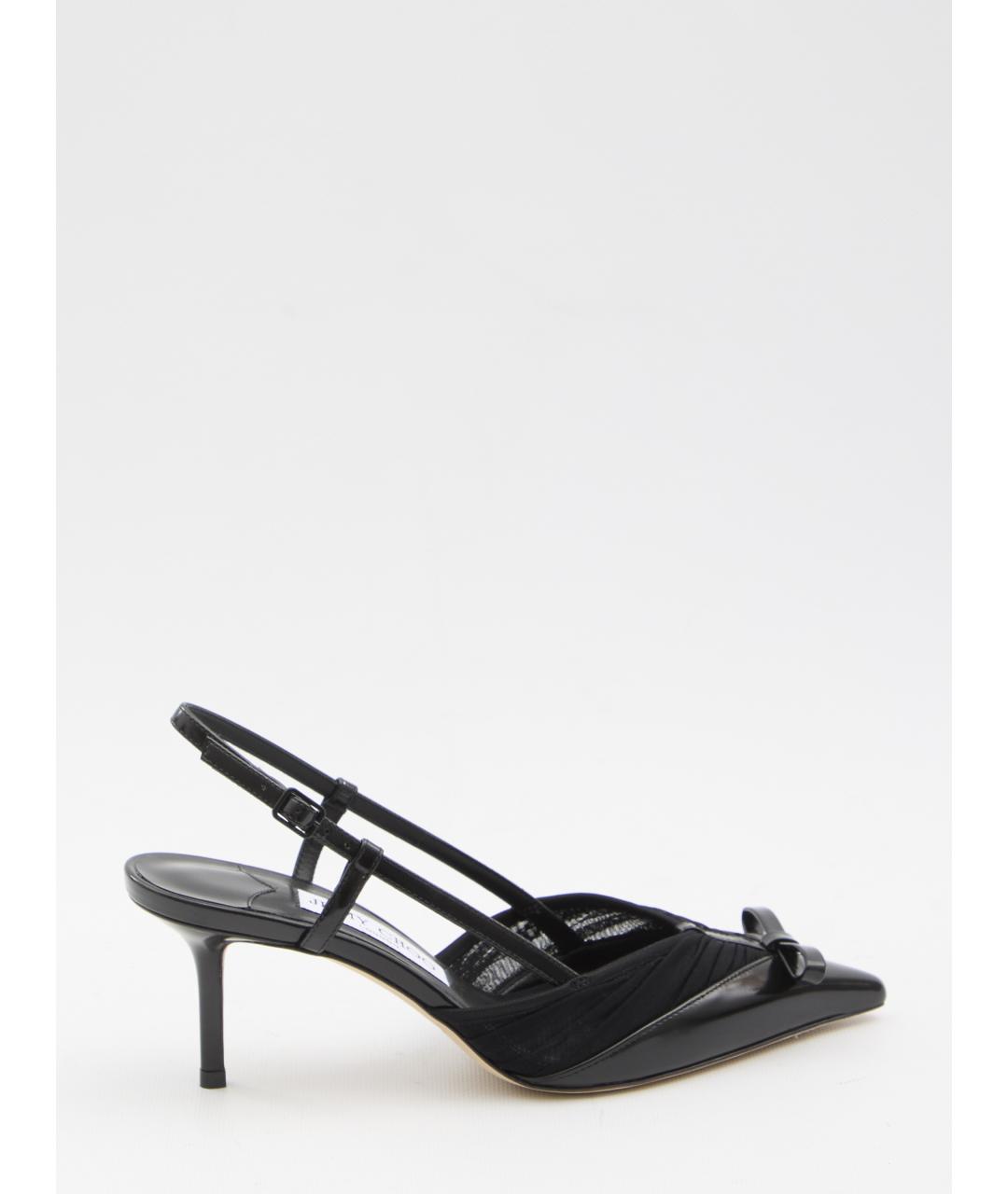 JIMMY CHOO Черные кожаные туфли, фото 6