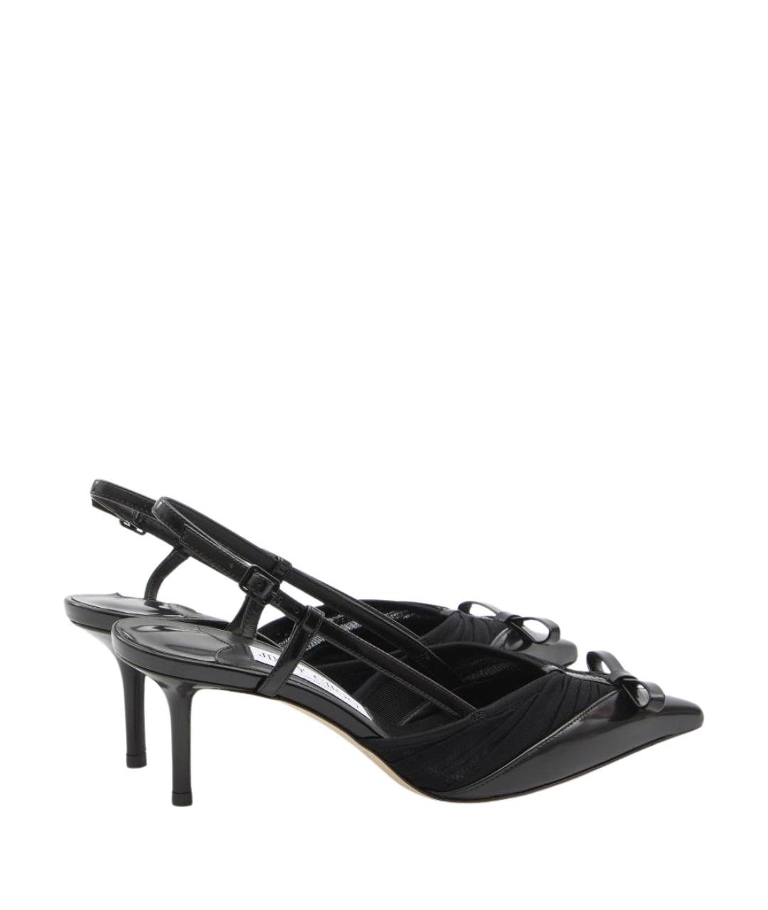 JIMMY CHOO Черные кожаные туфли, фото 3