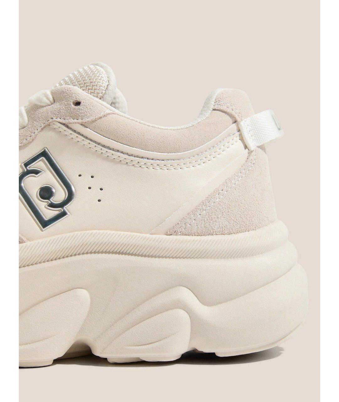 LIU JO Белые кожаные слипоны, фото 5