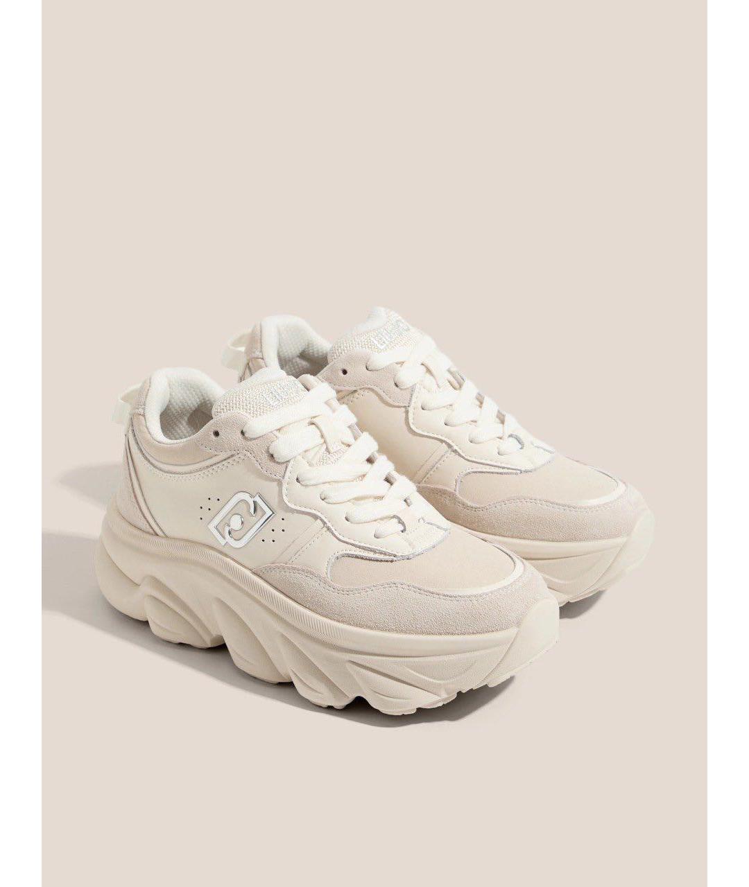 LIU JO Белые кожаные слипоны, фото 2