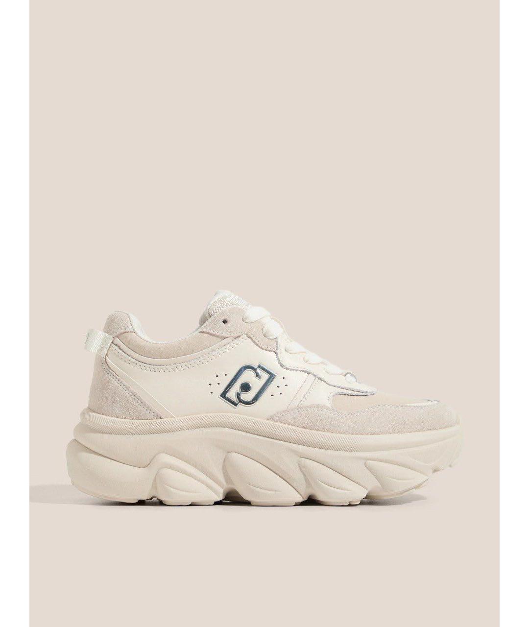 LIU JO Белые кожаные слипоны, фото 6