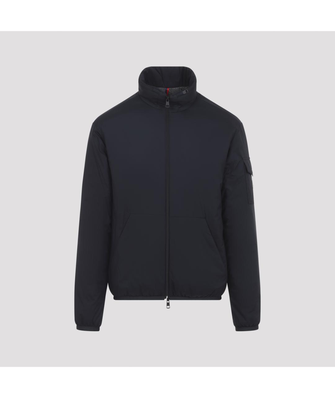 MONCLER Синяя полиамидовая куртка, фото 2