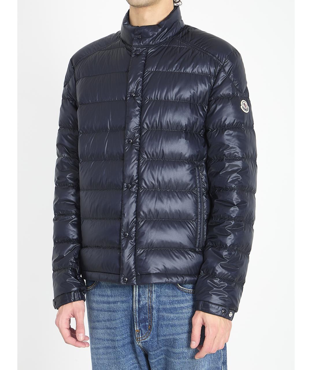 MONCLER Синяя полиамидовая куртка, фото 2