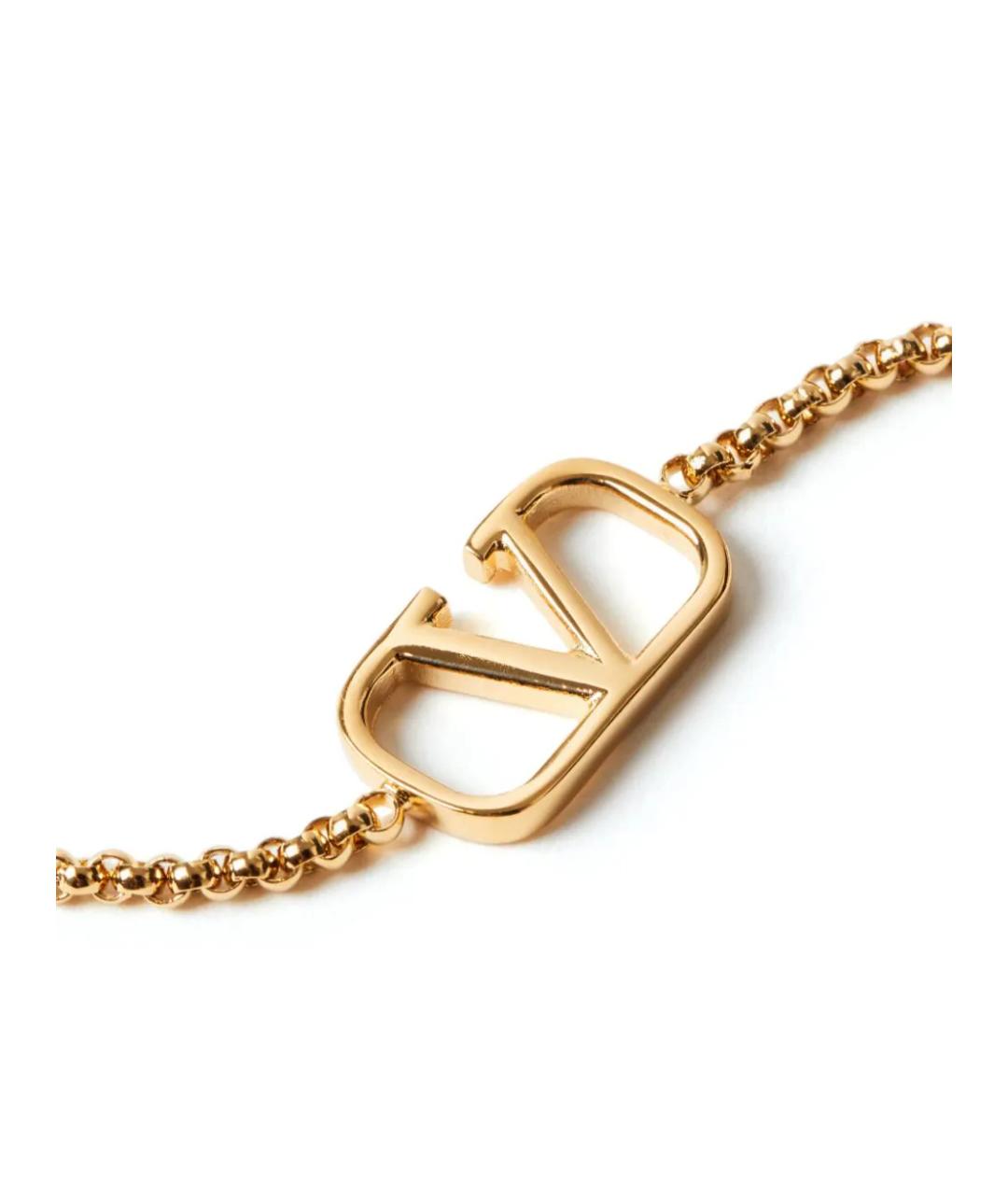 VALENTINO Золотой металлический браслет, фото 4