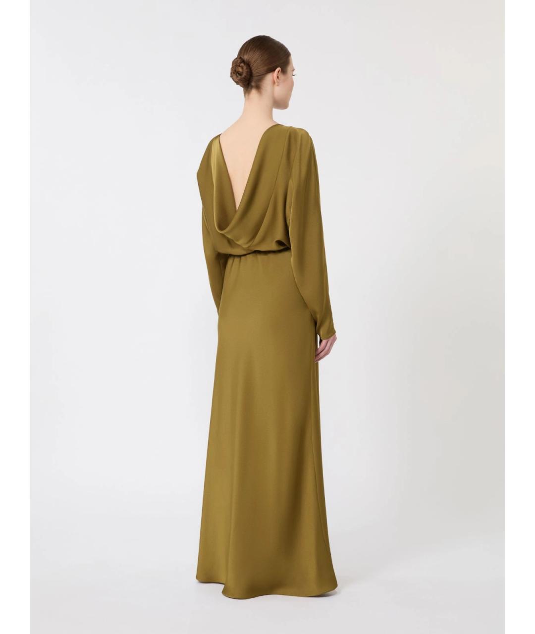 MAX MARA STUDIO Зеленые повседневное платье, фото 4