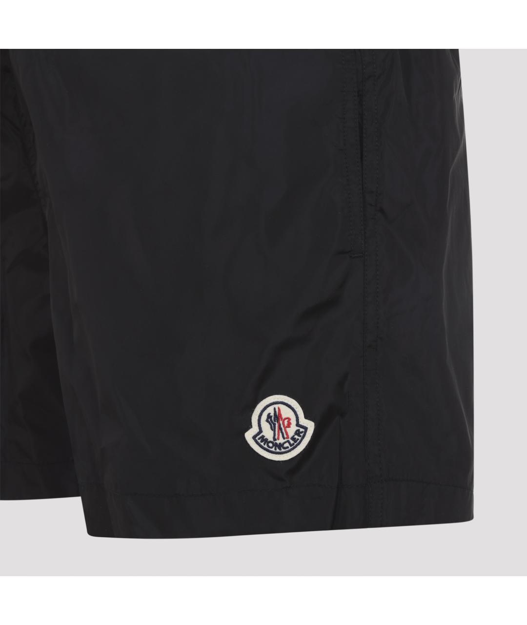 MONCLER Черные полиамидовые плавки, фото 3