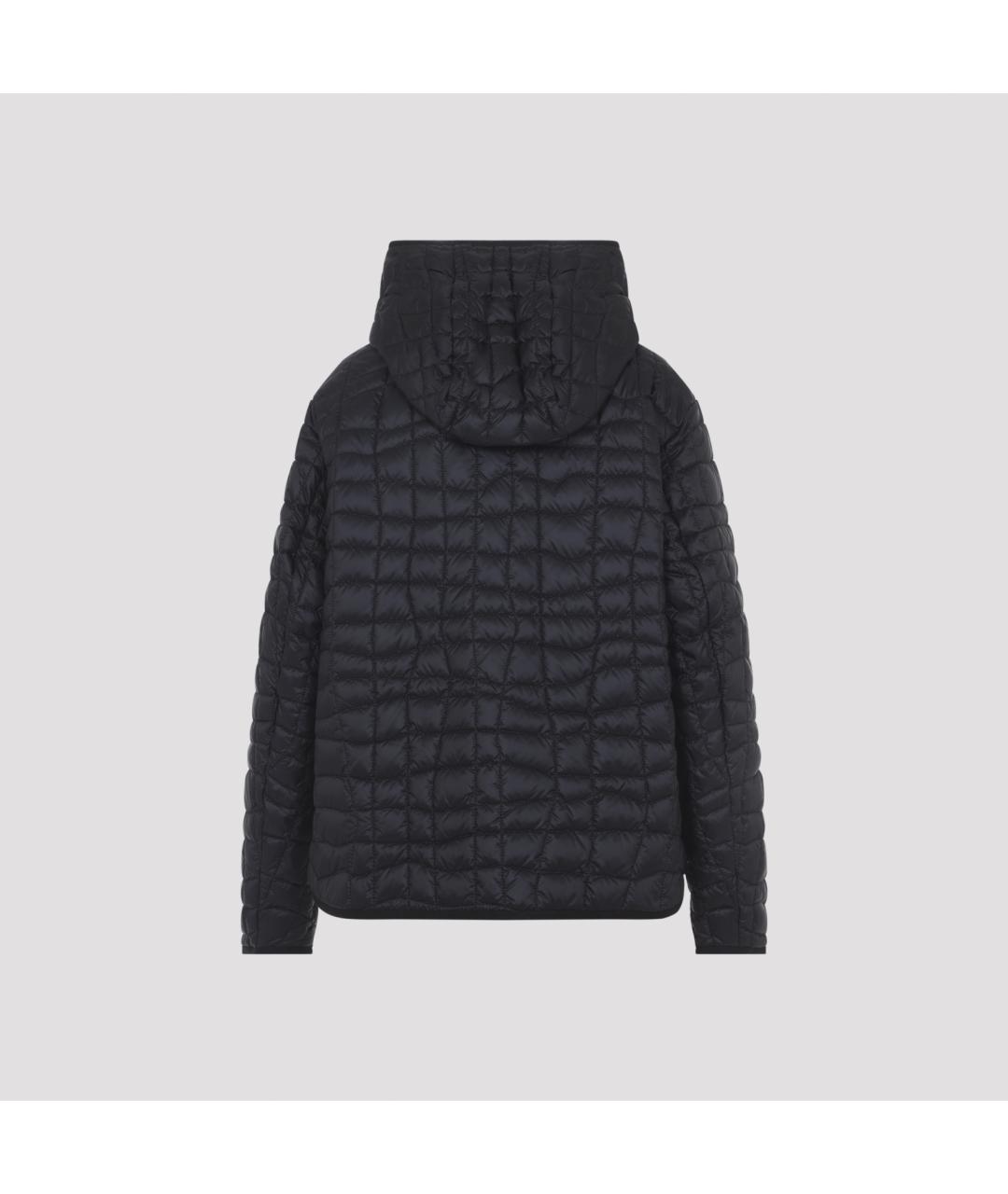 MONCLER Черная полиамидовая куртка, фото 3