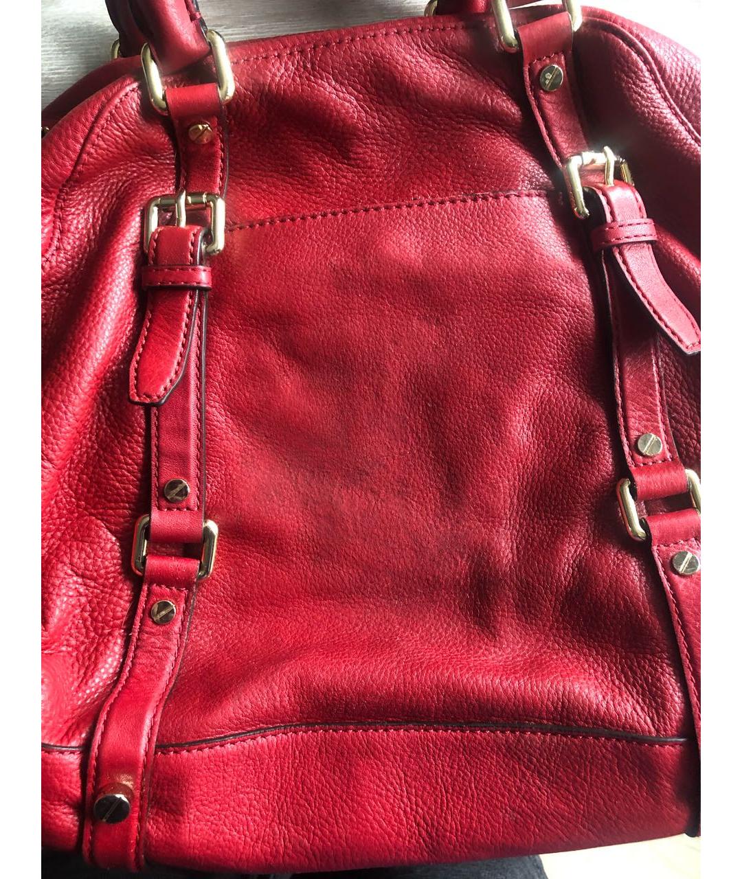 MICHAEL KORS Красная сумка тоут, фото 2