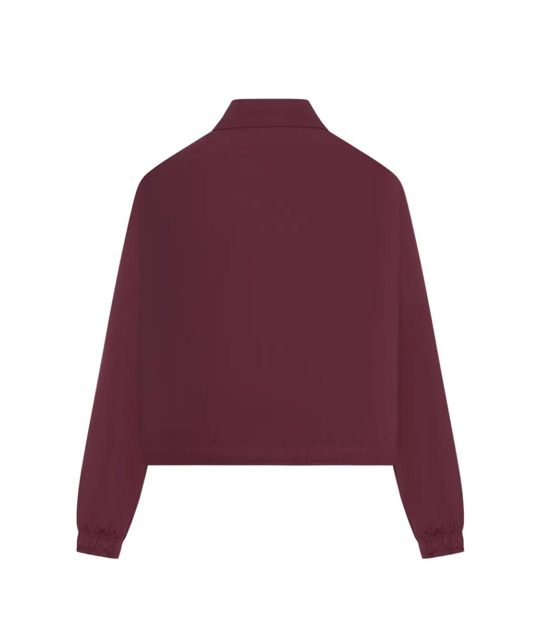 PRADA Бордовая полиэстеровая куртка, фото 2