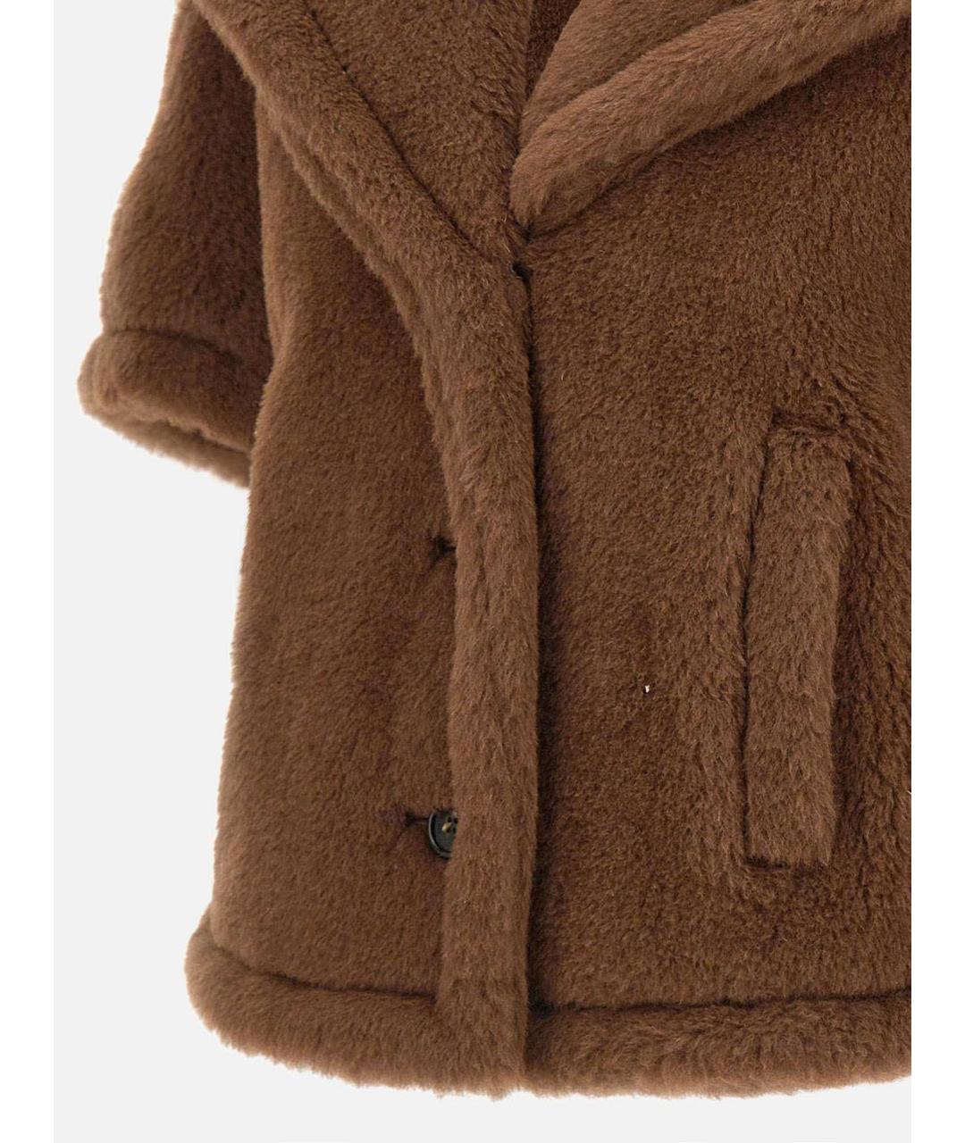 MAX MARA Коричневая шерстяная куртка, фото 4