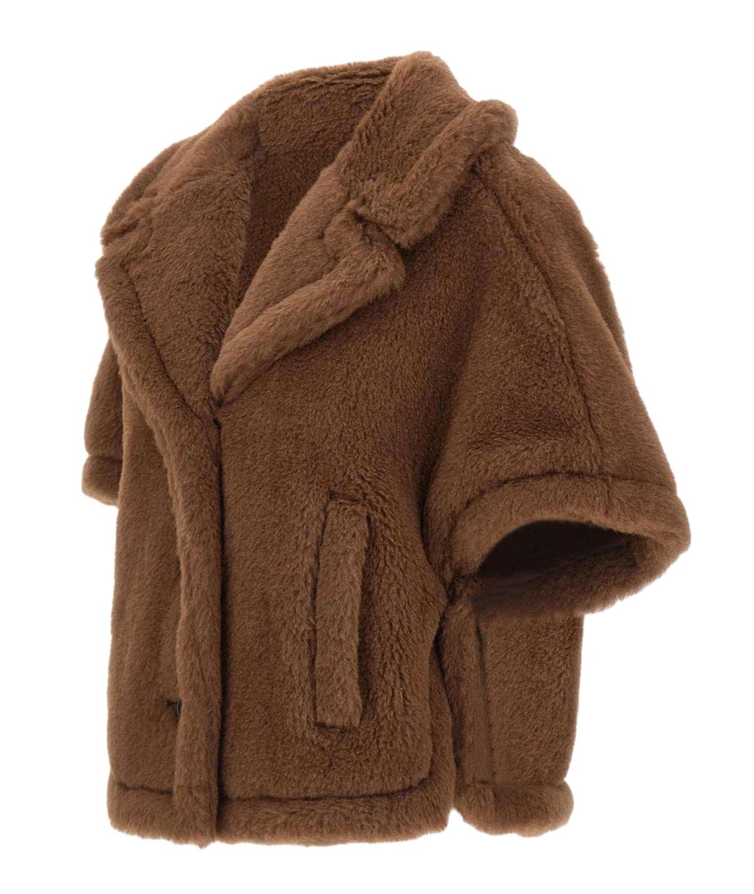 MAX MARA Коричневая шерстяная куртка, фото 3