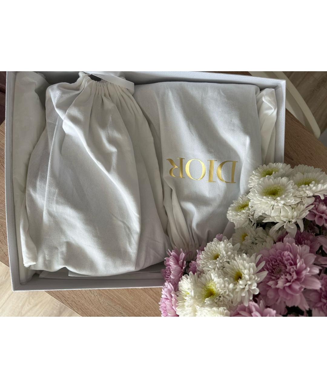 CHRISTIAN DIOR Черные кожаные ботильоны, фото 8