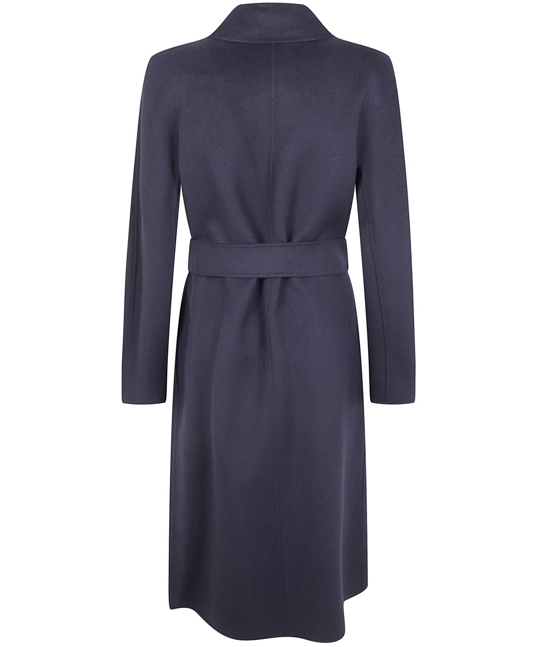 MAX MARA STUDIO Черное шерстяное пальто, фото 2