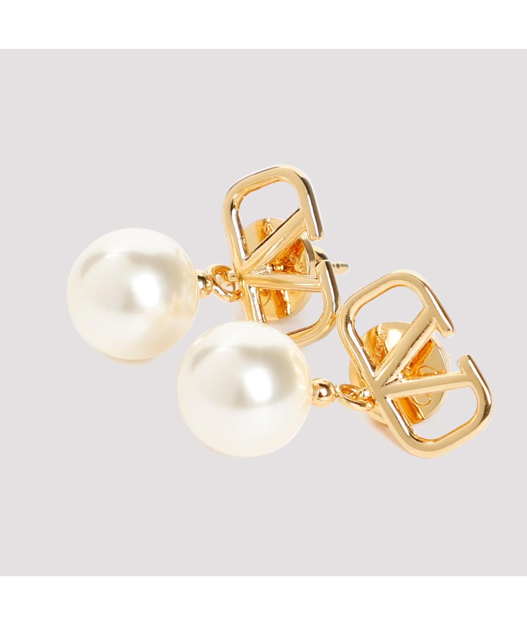 VALENTINO Золотые металлические серьги, фото 4