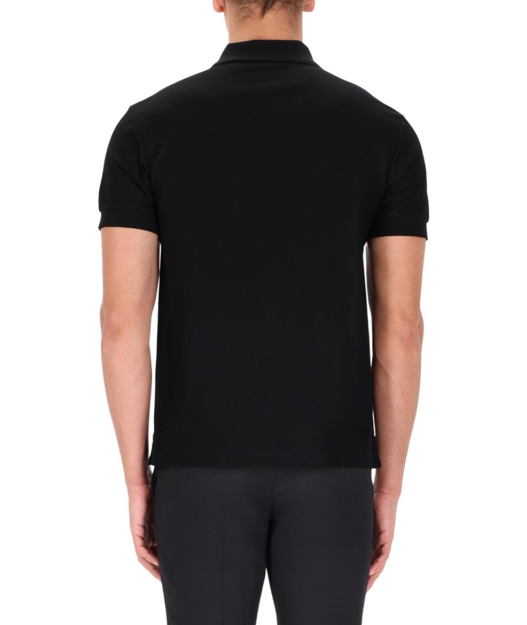 BURBERRY Черная хлопковая футболка, фото 5