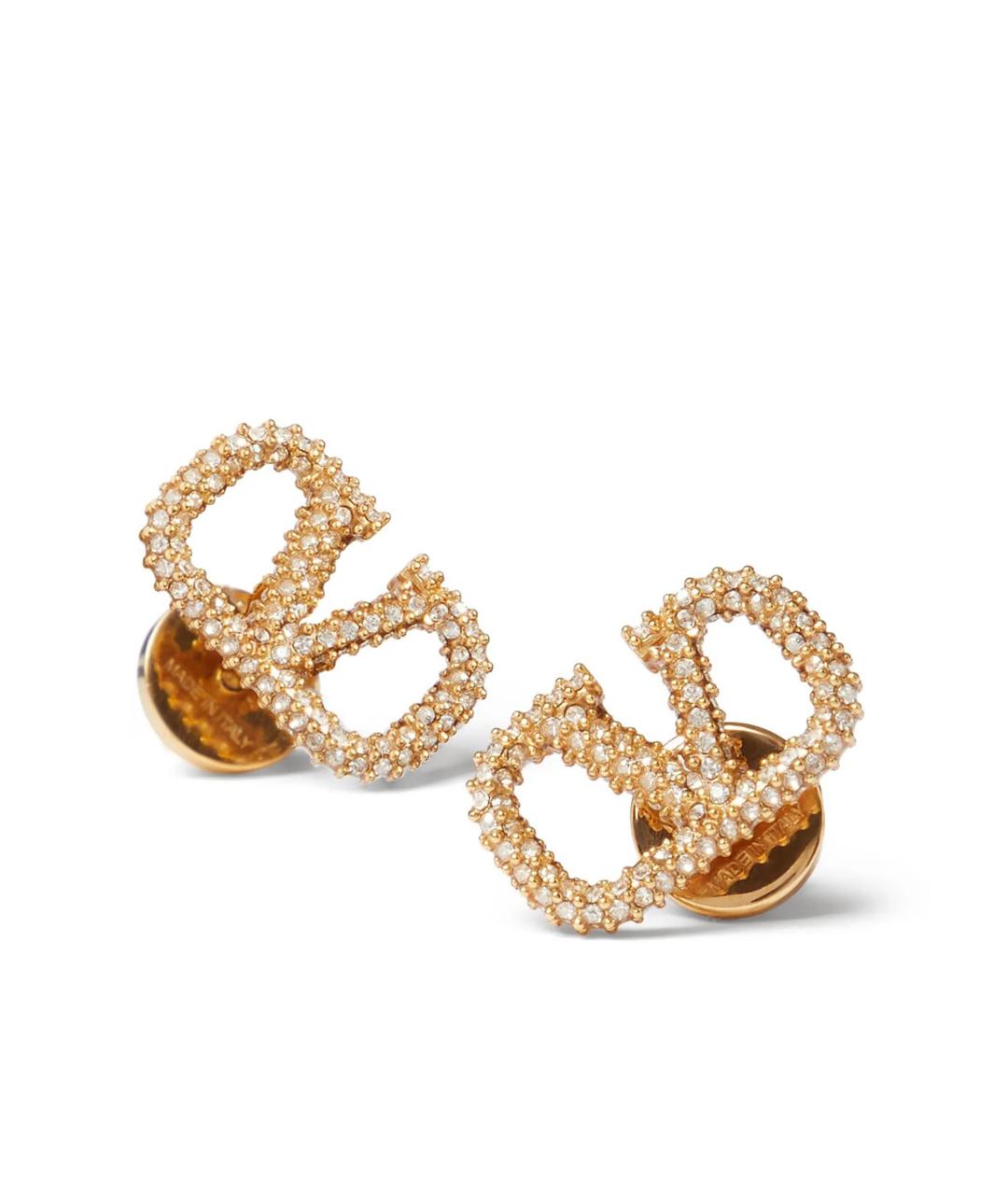 VALENTINO Золотые металлические серьги, фото 1