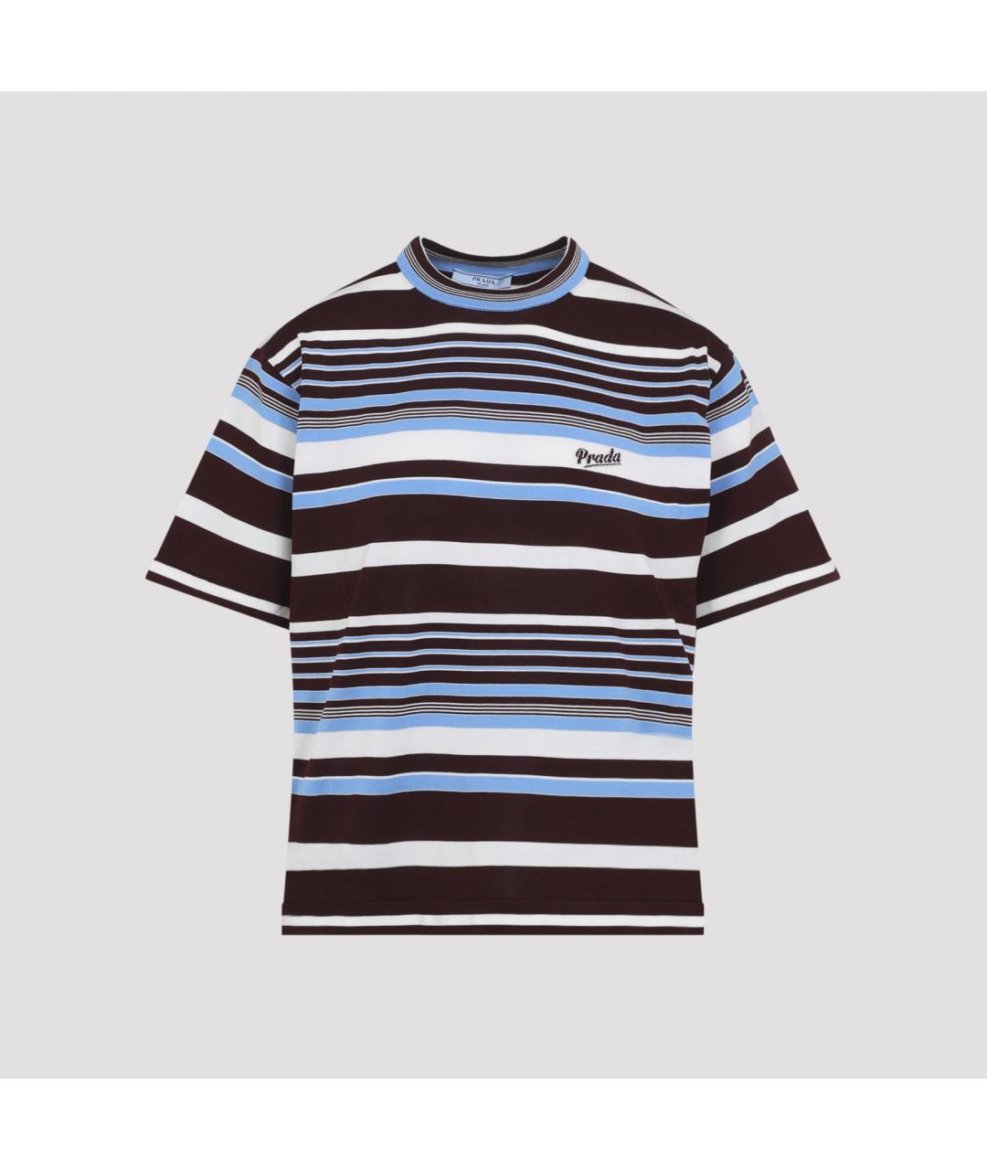 PRADA Мульти хлопковая футболка, фото 2