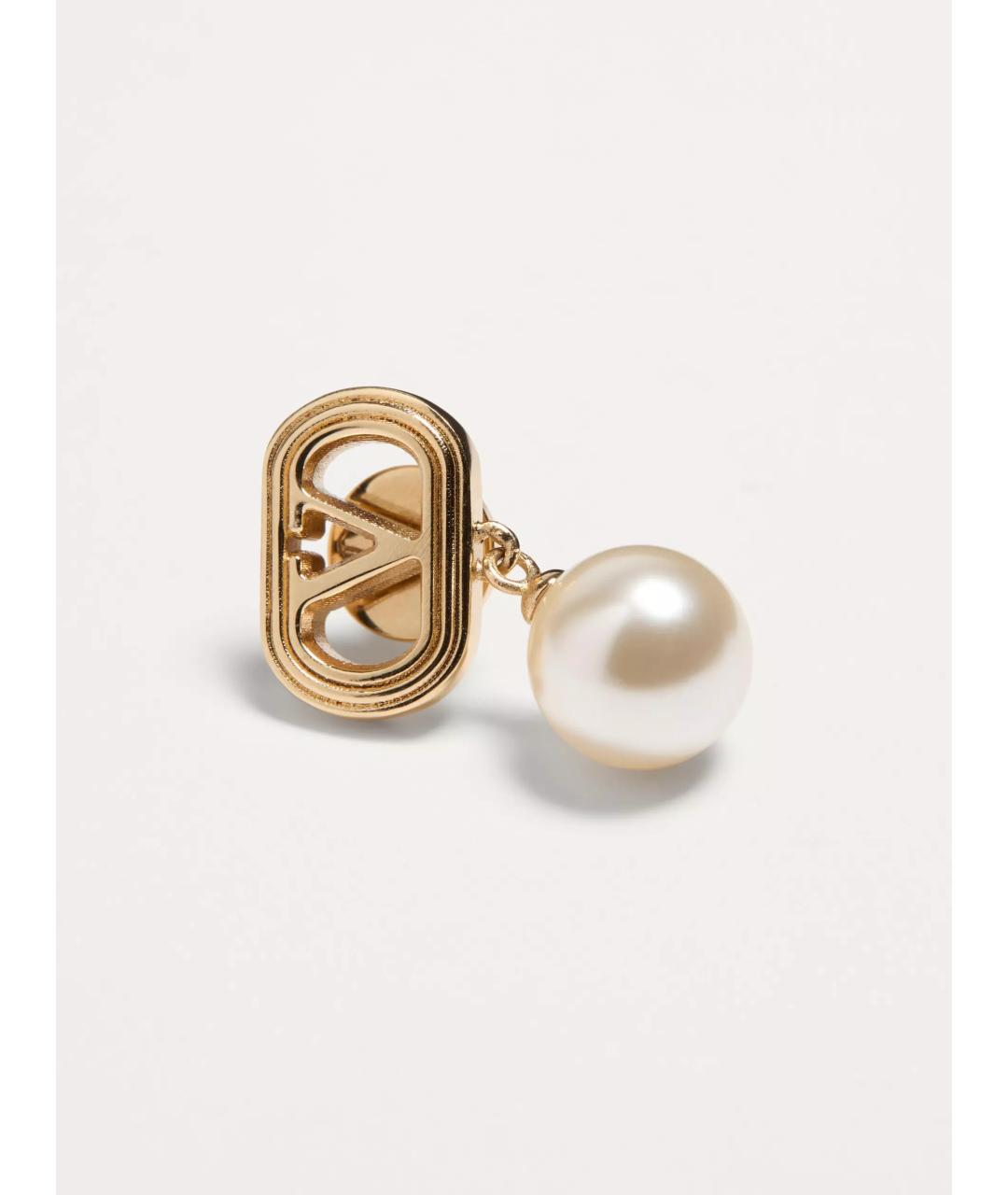 VALENTINO Золотые металлические серьги, фото 4