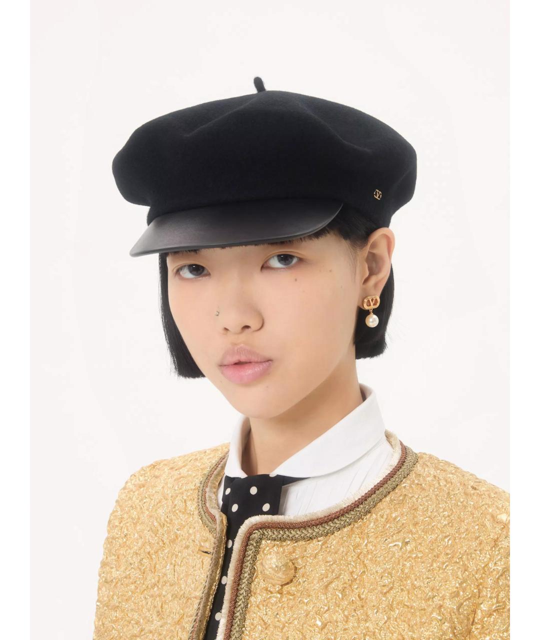 VALENTINO Золотые металлические серьги, фото 2