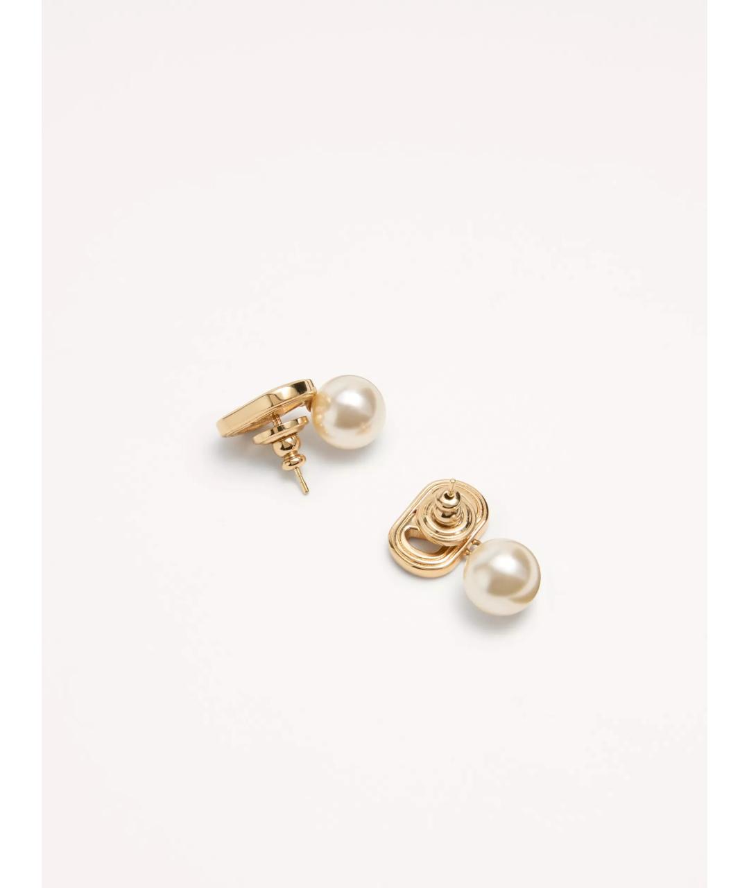 VALENTINO Золотые металлические серьги, фото 5