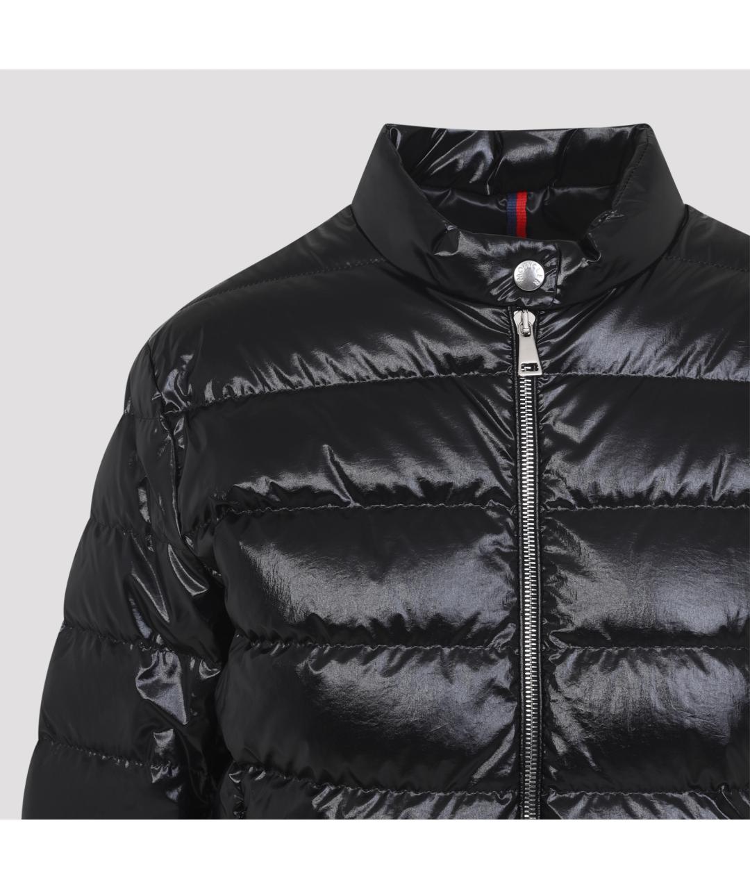MONCLER Черная полиамидовая куртка, фото 5