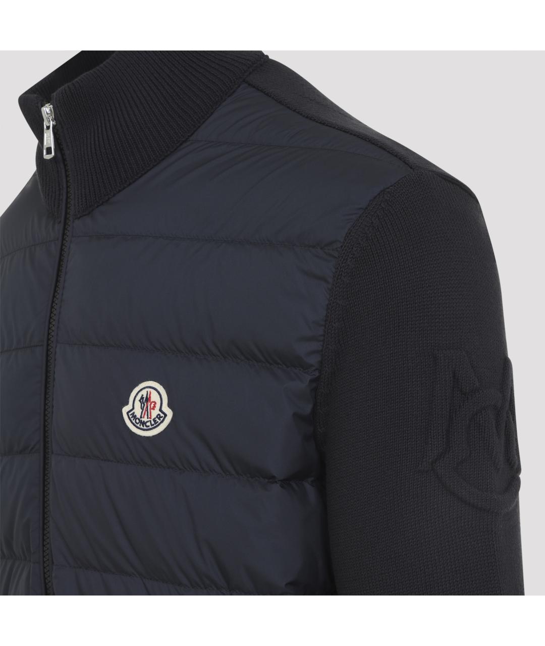 MONCLER Синяя хлопковая куртка, фото 5