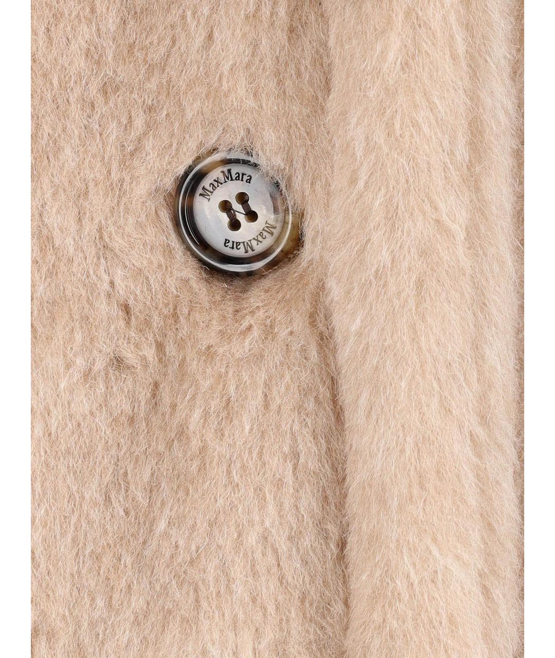 MAX MARA Бежевая шерстяная куртка, фото 3